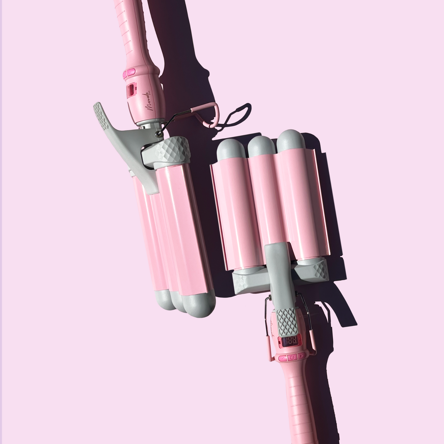 Glisca PRO Hair Waver - Pink