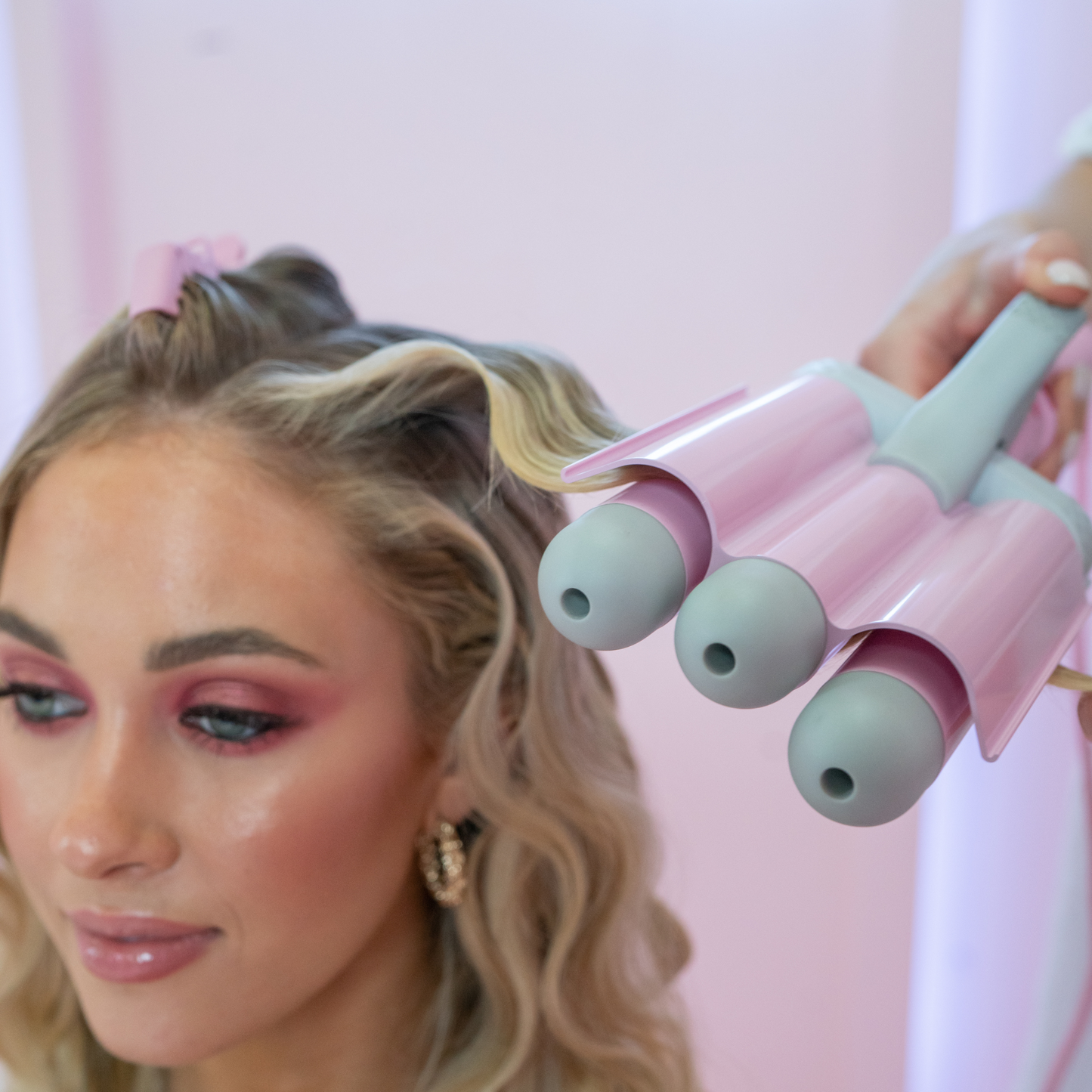 Glisca PRO Hair Waver - Pink