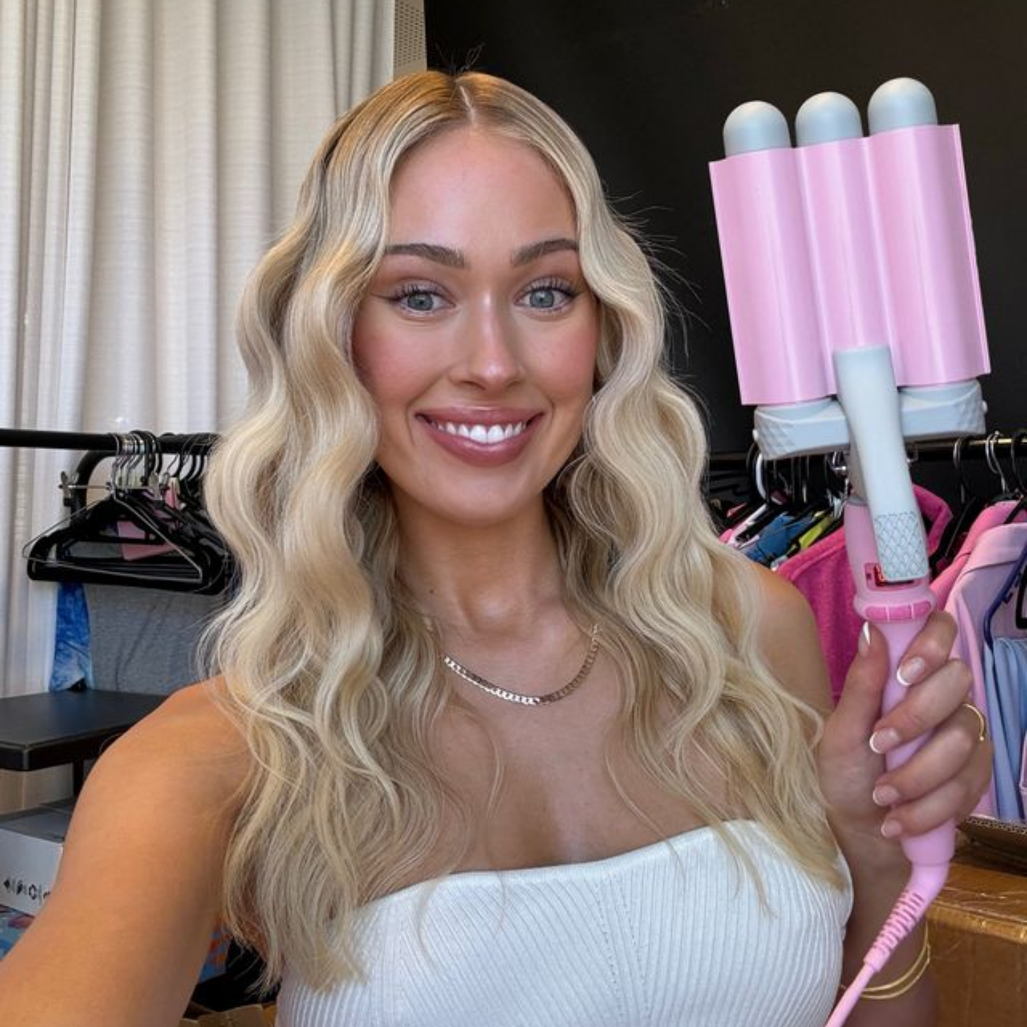 Glisca PRO Hair Waver - Pink