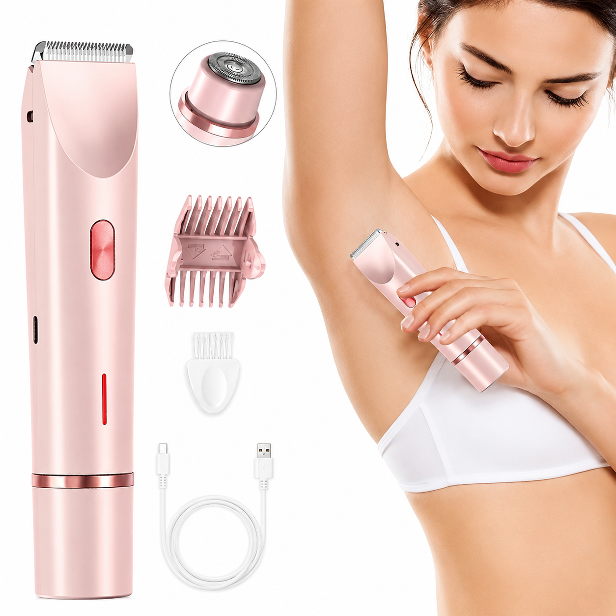 Double Headed Electric Shaver